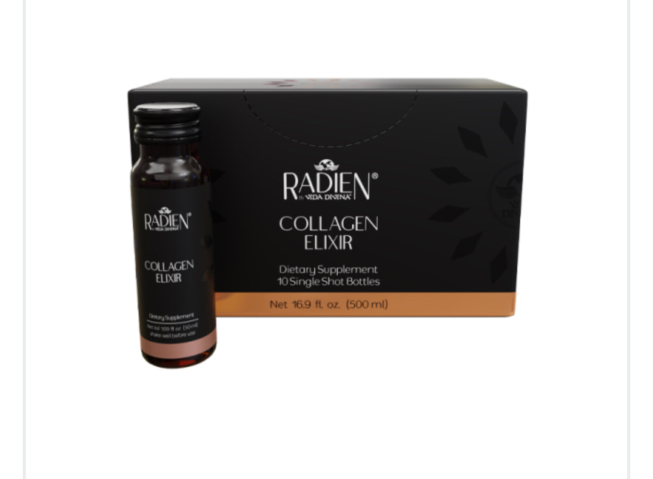 Radien Collagen Elixir – Shots Líquidos de Colágeno | Belleza y Bienestar Diario