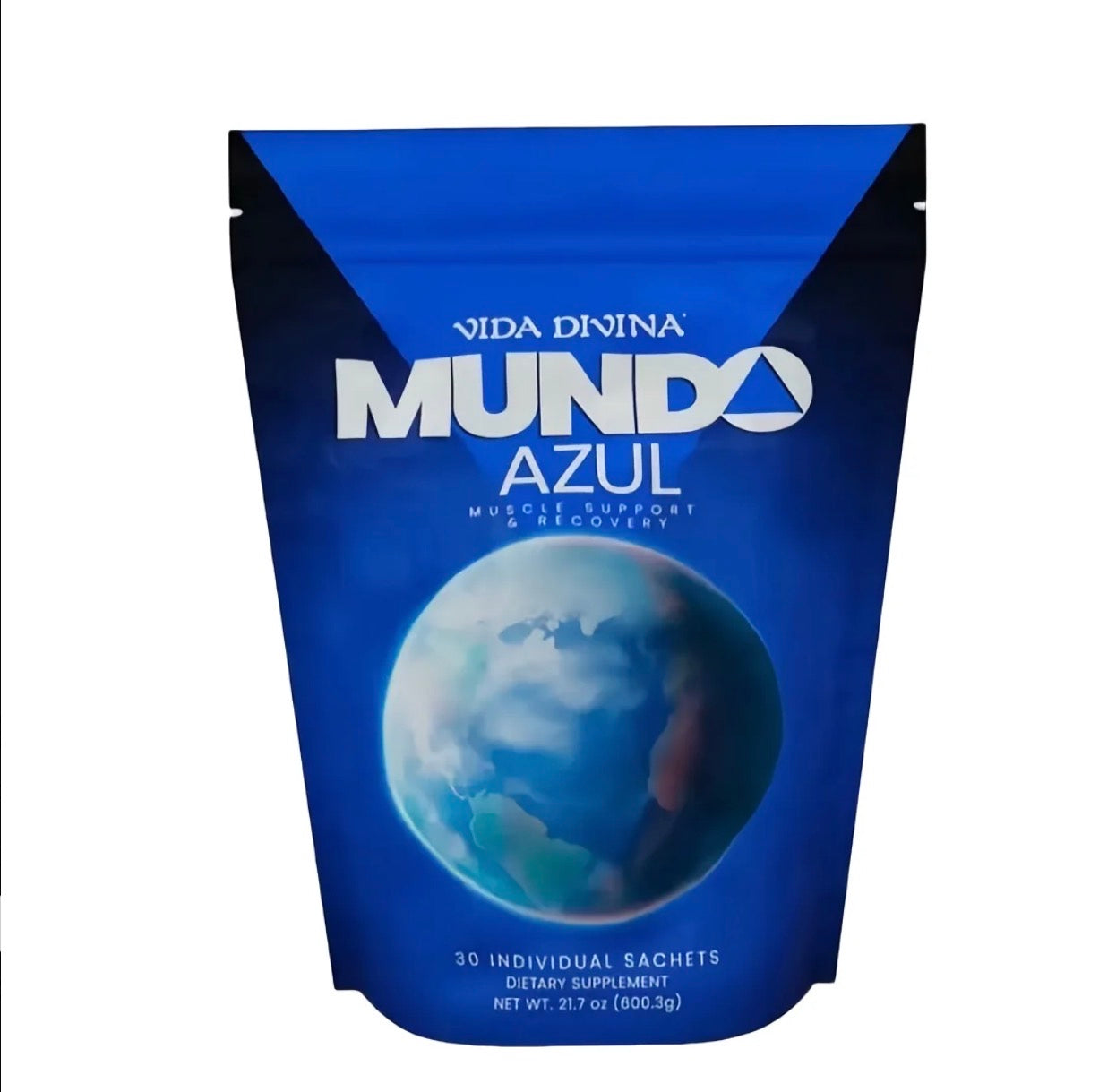 Vida Divina Mundo Azul – Suplemento en Polvo | 30 Sobres Individuales | 600 g