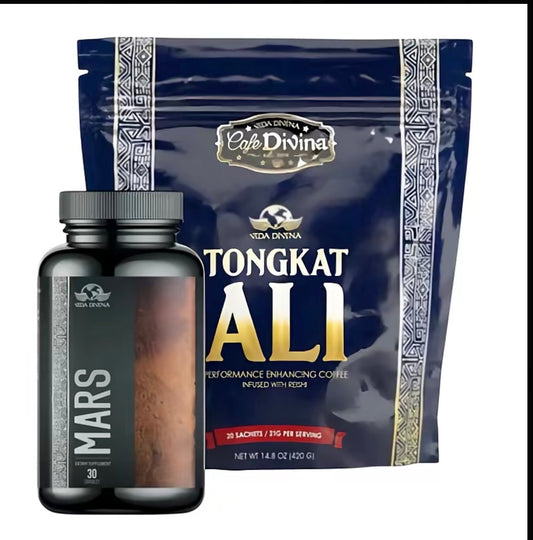 Café Divina Tongkat Ali + Mars | Combo Energizante | Vida Divina